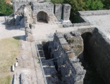 Comin, Isabella,Vista dell area mediana del castello dalla cima della torre